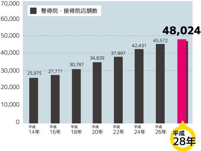 整骨院件数推移